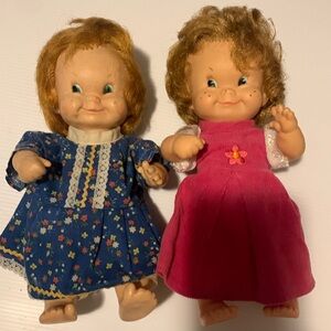 COPY - 2 raggy muffin dolls,Goebel Hummel and Regal vintage one from 1957
